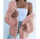 Solid Color Knitted Comfy Sweater Cardigan